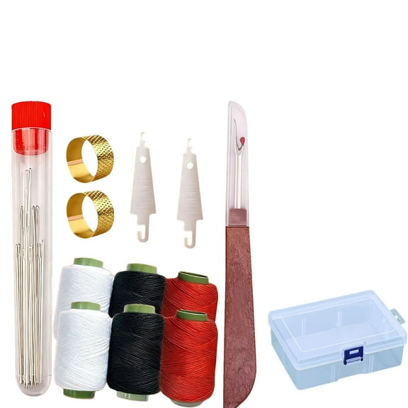 C Hand Sewing Tools Kit For Quilts Needles Thread Accessories Included Ideal For Diy Sewing Home Repairs With Box Color C