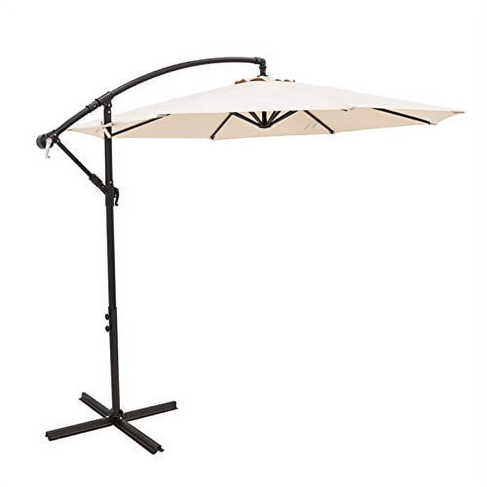 cobana 10 feet cantilever freestanding patio umbrella Amazon.com: 10ft Offset Hanging Umbrella, Outdoor Aluminum with 360° Rotation, Crank and Tilt System, Blue : Patio, Lawn & Garden 8 Firm Steel Ribs Construction Support The Canopy Stably Elm 10 ft. Outdoor /