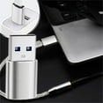 C Hub Usb3 Hub Powe Powe Hub External Power Button for Laptop Smart