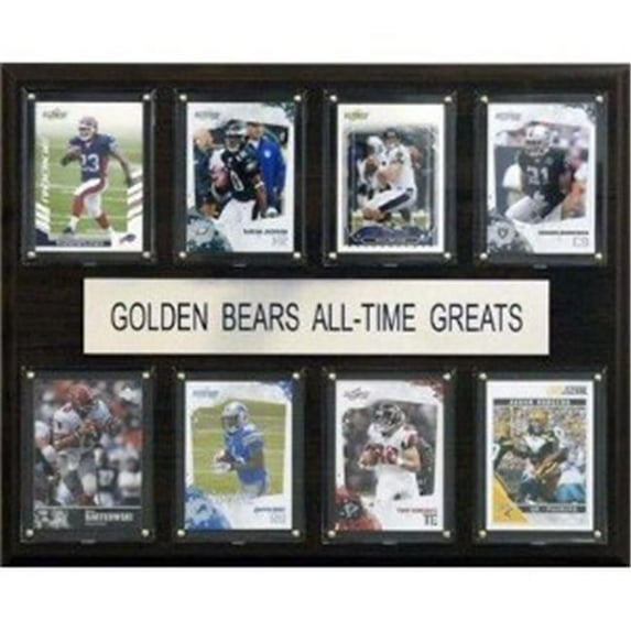 C & I Collectables 1215ATGCALGB NCAA Football California Golden Bears All-Time Greats Plaque