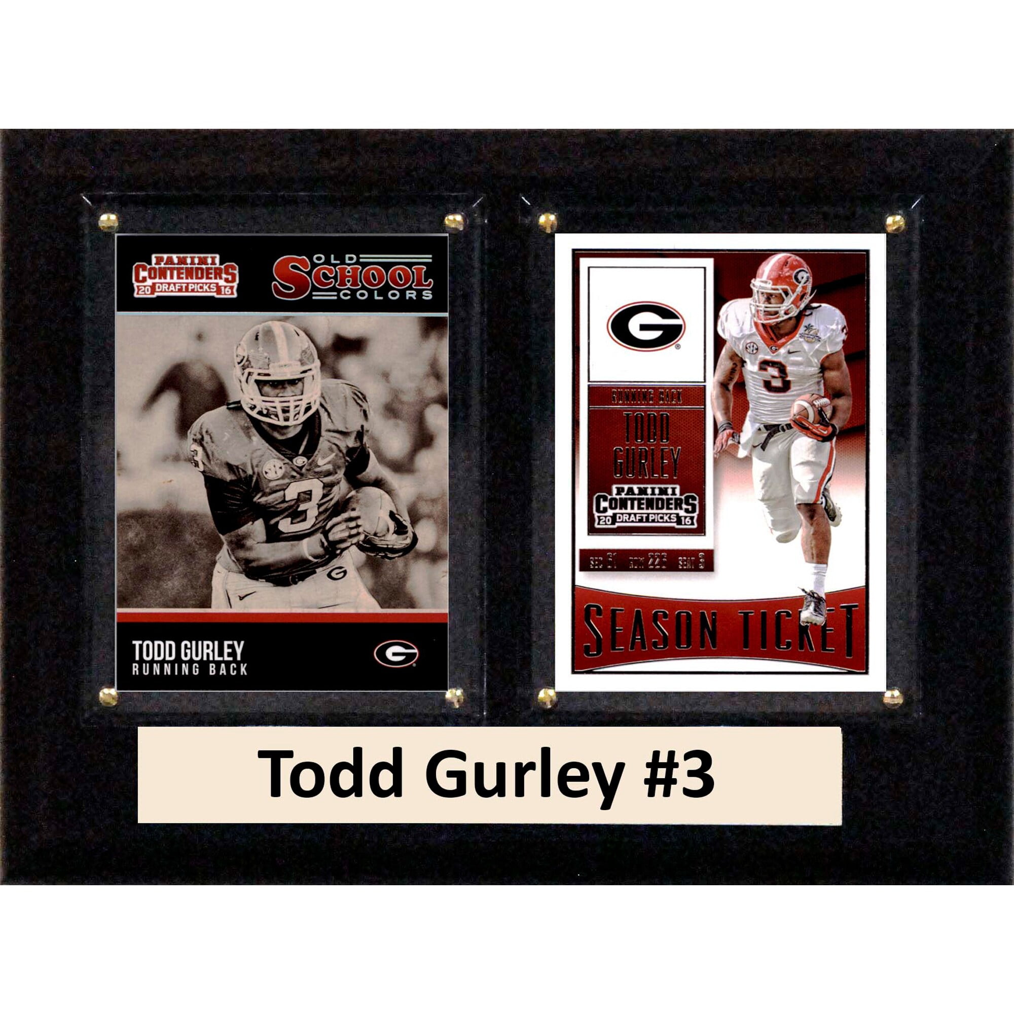 C & I Collectables 68GURLEYCO 6 x 8 in. Todd Gurley NCAA Georgia