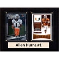 thumbnail image 1 of C & I Collectables 68HURNSCO 6 x 8 in. Allen Hurns NCAA Miami Hurricanes Two Card Plaque, 1 of 1