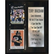 C & I Collectables 810TBRADSHAWST 8 x 10 in. Terry Bradshaw MLB Pittsburgh Steelers Career Stat Plaque