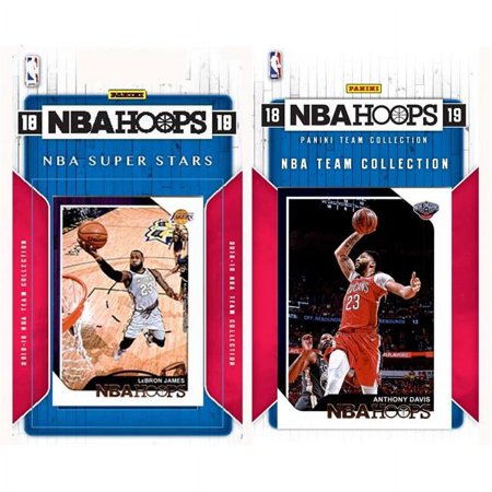 C&I Collectables NBA New Orleans Pelicans Licensed 2018-19 Hoops Team Set Plus 2018-19 Hoops All-Star Set