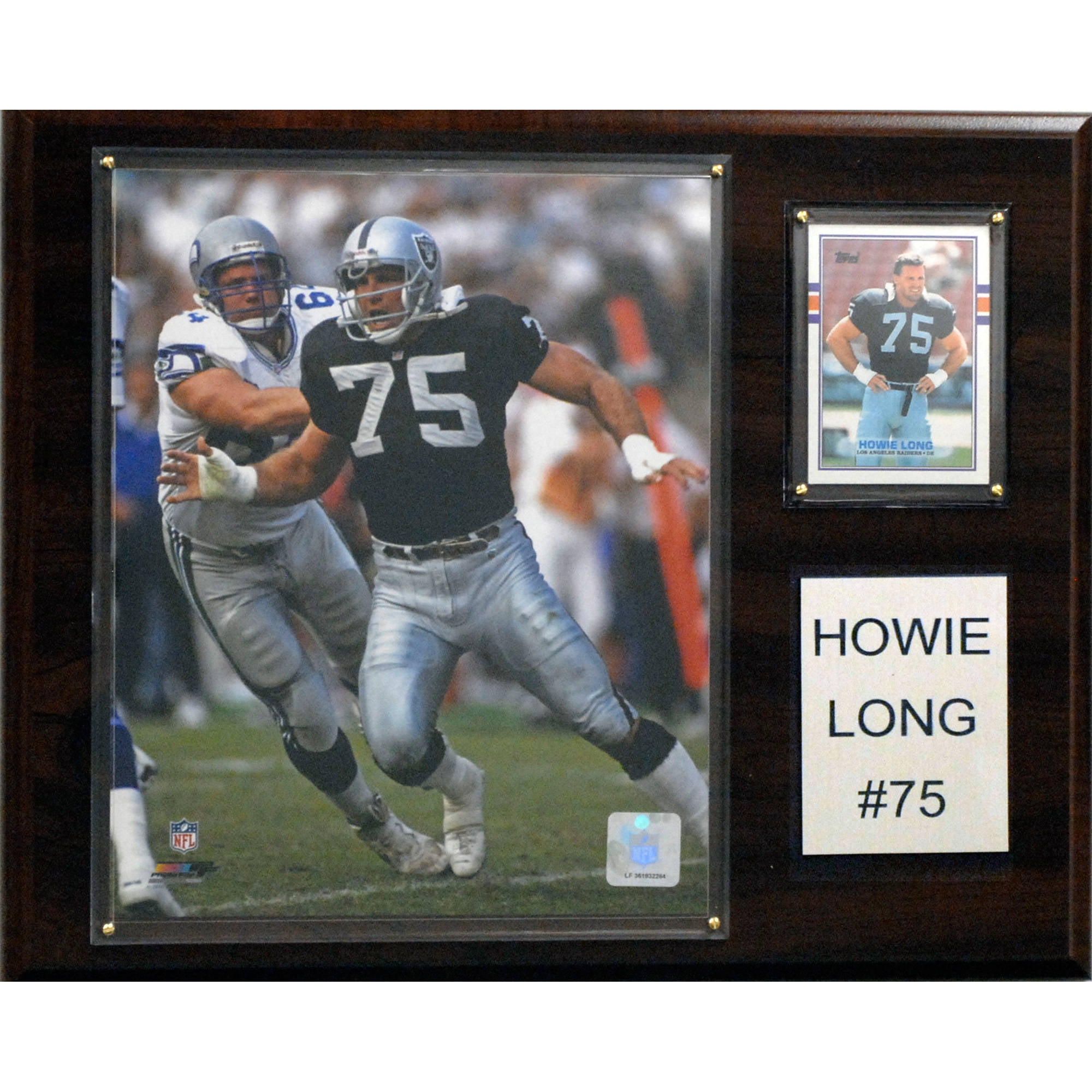 C&I Collectables NFL 12x15 Howie Long Oakland Raiders Player Plaque