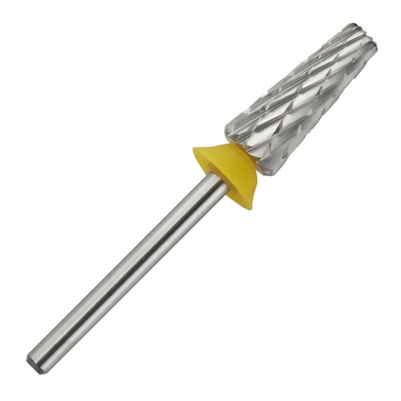 C & I Nail Drill Bit 4 in 1 Super Cut E-File, Multi-function plus Upgrade File-Teeth, Slim Barrel & Cross Cut, for Manicure Drill Machine, Help Nail Tech to Remove Nail Works