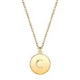 thumbnail image 1 of (C) Initial Disc ONE IN A MILLION Pendant Necklace Gold Plating 18 Inch Chain + 2in Extender, 1 of 5