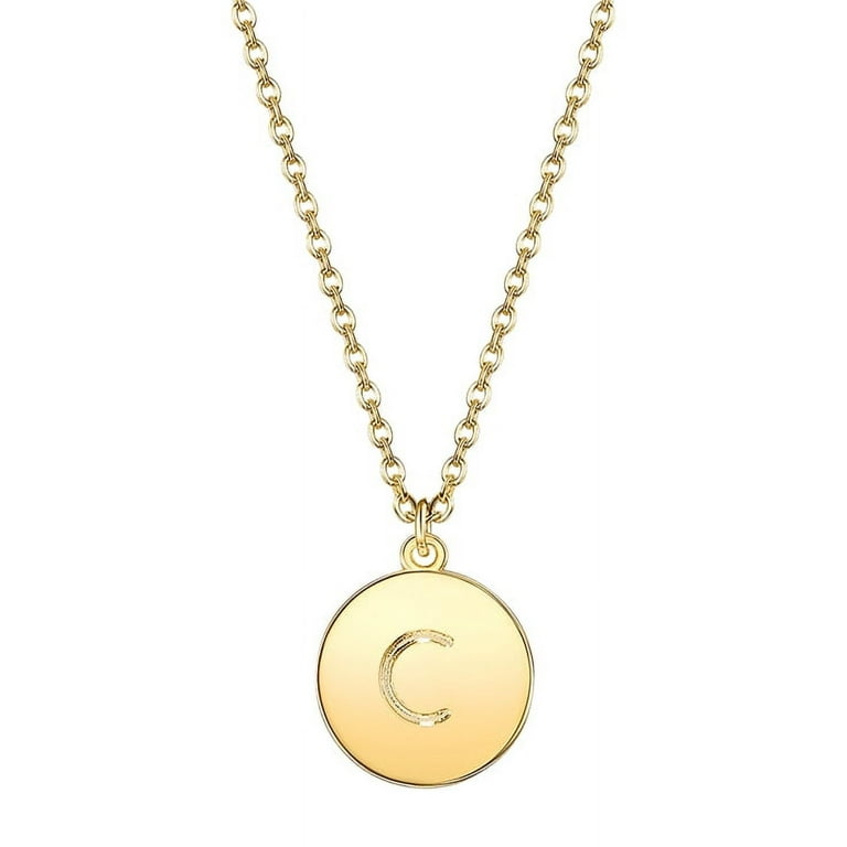 One in a million initial pendant necklace deals