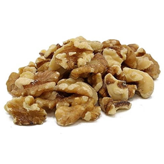 C.J. Dannemiller Raw Walnuts, Halves & Pieces, Bulk Box, Perfect For Snacking, Cooking