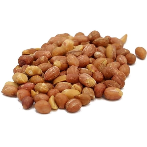 C.J. Dannemiller Spanish Peanuts, Bulk Box, Shelled, Roasted, Unsalted Peanuts Great for Snacking, Trail Mix, and Cooking.