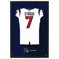 C.J. Stroud Houston Texans Away Jersey Framed Art Print