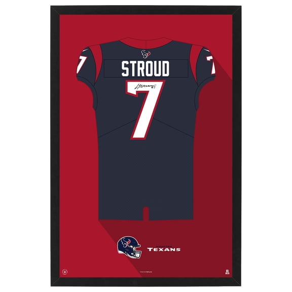 C.J. Stroud Houston Texans Home Jersey Framed Art Print