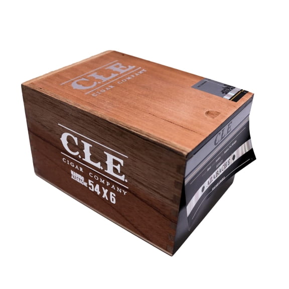 C.L.E. Azabache Maduro 54 x 6 Empty Wood Cigar Box 6.5" x 4.75" x 4"