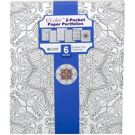 C-Line UColor Letter Pocket Folder