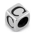 thumbnail image 1 of C Letter Personalized In Dice Engraved 925 Sterling Silver Valentines Day Gifts Pendant Jewelry, 1 of 2