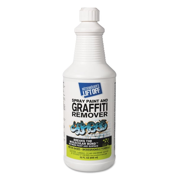 Lift Off 41103 Spray Paint and Graffiti Remover, Water-Based, 32 Fl Oz, Pack of 1