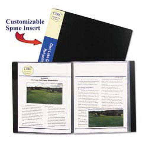 C-Line 12-Pocket Bound Sheet Protector Presentation Book-2PK