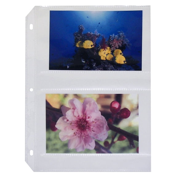 C-Line 3-Hole Polypropylene Photo Protectors