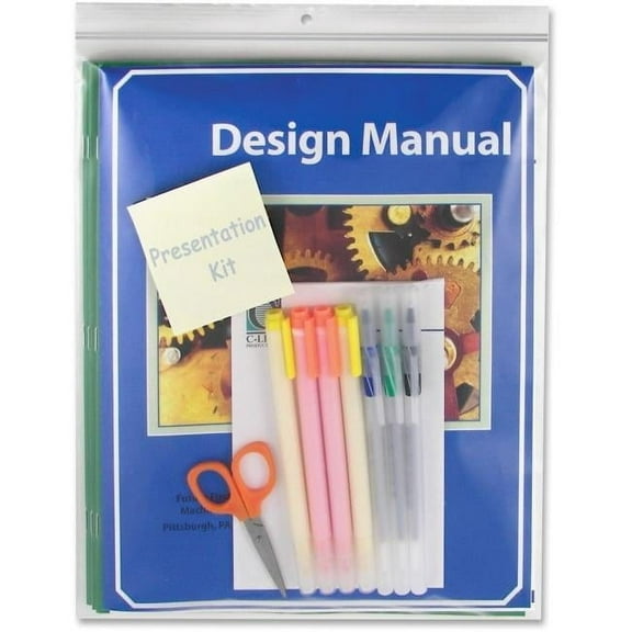 C-Line 48117 Letter-size Heavyweight Poly Zip Bags