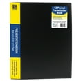 thumbnail image 1 of C-Line® Bound Sheet Protector Presentation Book, 12 Pockets, 8 1/2" x 11", Black, Pack Of 6, 1 of 2