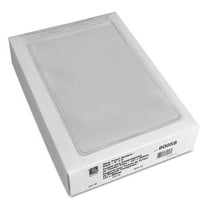 C-Line Clear Vinyl Shop Ticket Holder, Both Sides Clear, 25", 5 x 8, 50/BX