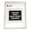 CLine Clear Vinyl Shop Ticket Holders, Both Sides Clear, 15 Sheets, 8