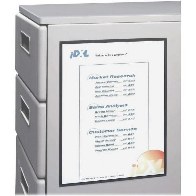 C-Line Cubicle Keepers Display Pockets for Metal Surfaces - Magnetic, 8-1/2 x 11, 2/PK, 37911 C-Line Cubicle Keepers Display Pockets for Metal Surfaces - Magnetic, 8-1/2 x 11, 2/PK, 37911