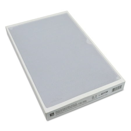 C-Line Deluxe Project Folders, Jacket, Legal, Vinyl, Clear, 50/Box