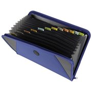 C-Line Expanding File with Zipper Closure, Letter Size, 300-Sheet Capacity, 1 File, Blue (48105)