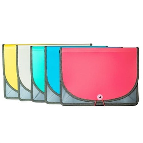C-Line Extra Large Poly Document Case, Letter Size, 500-Sheet Capacity, 1 Case, Color May Vary (58350)