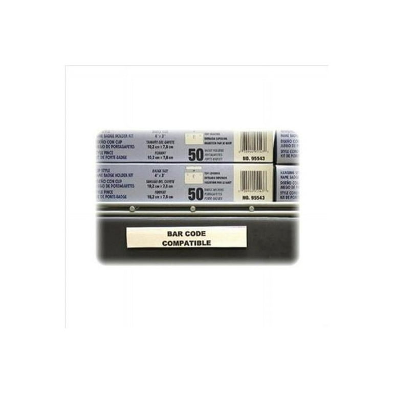 HOL-DEX Magnetic Shelf/Bin Label Holders, Side Load, 2 x 6, Clear, 10/Box HOL-DEX Magnetic Shelf/Bin Label Holders, Side Load, 2 x 6, Clear, 10/Box