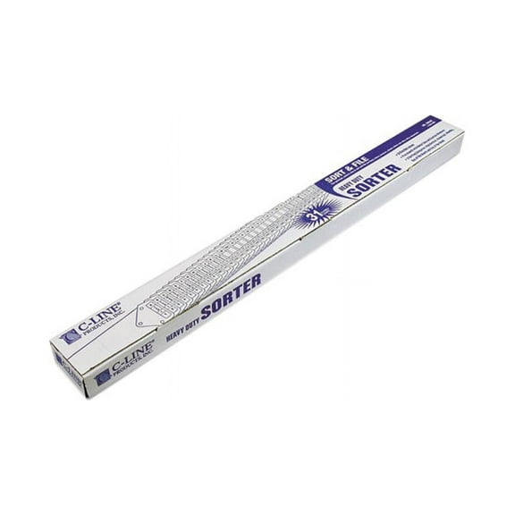 C-Line Heavy Duty Index Sorter, 31 Dividers, 2 1/2 x 25 3/8"