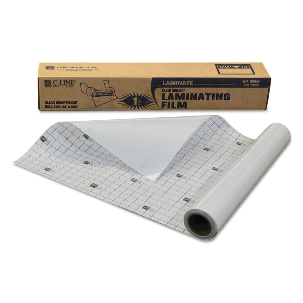 C-Line Heavyweight Cleer Adheer Laminating Film Roll