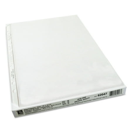 C-Line Heavyweight Poly Sheet Protector, Clear, 2", 14 x 8 1/2, 50/BX