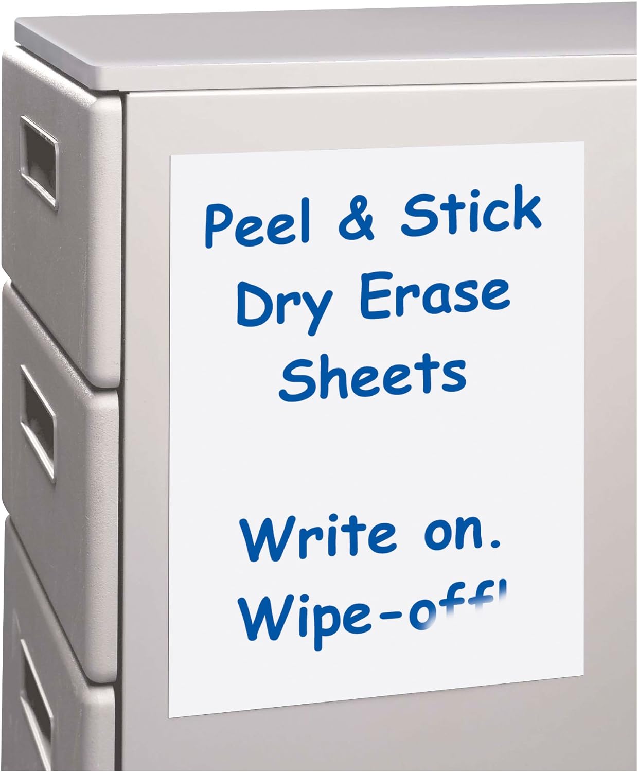 CLine Peel and Stick Dry Erase Sheets, 11 x 8.5 Inches, 25 per Box