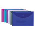 thumbnail image 1 of C-Line Poly Envelopes, Hook and Loop Closure, Letter, Assorted Colors, Set of 36, 1 of 2