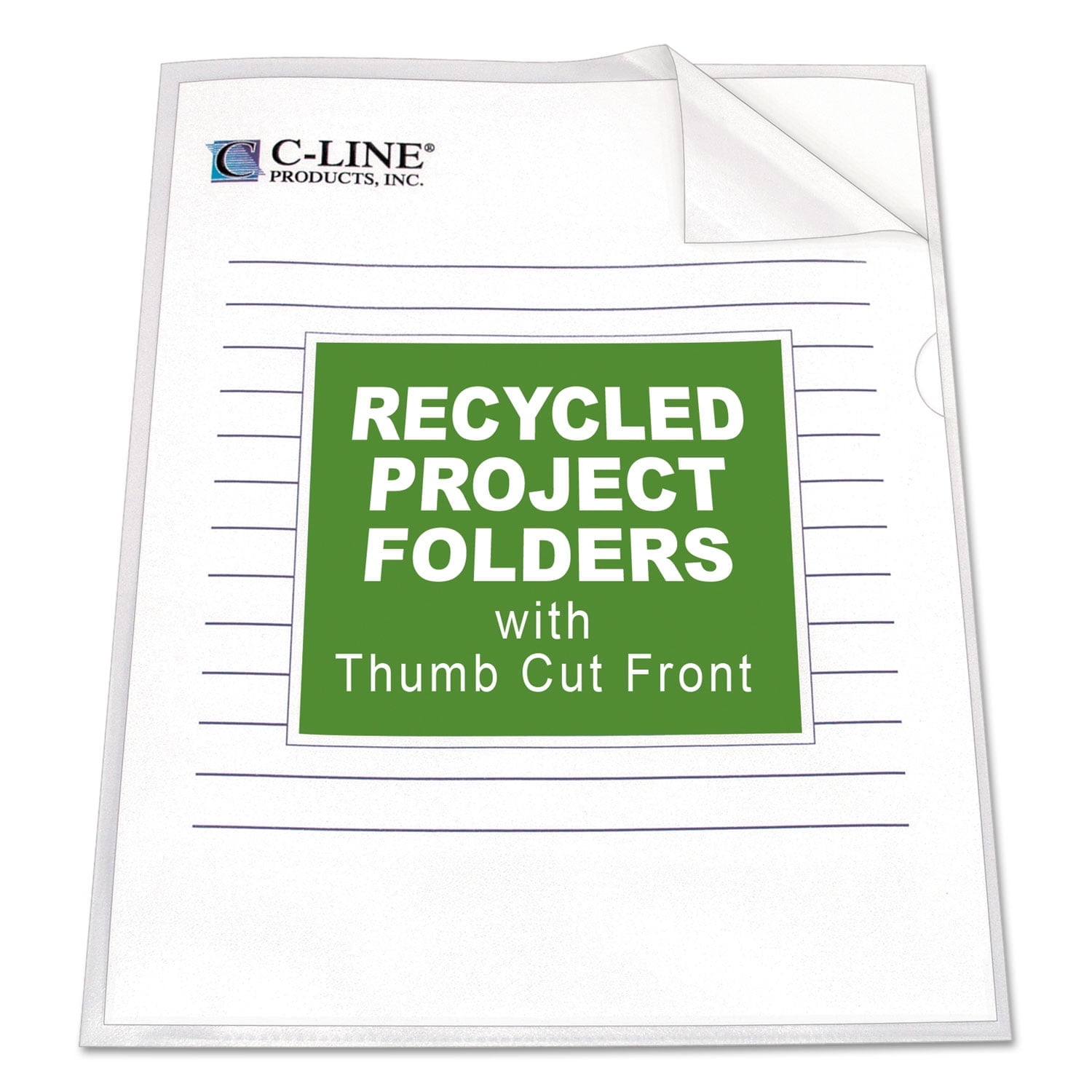 Poly Project Folders, Letter Size, Clear, 25/Box Poly Project Folders, Letter Size, Clear, 25/Box