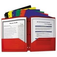 thumbnail image 1 of C-Line Products 33930 8.5 x 11 in. Two-Pocket Heavyweight Folder with 3-Hole Punch - Assorted Color, 1 of 1