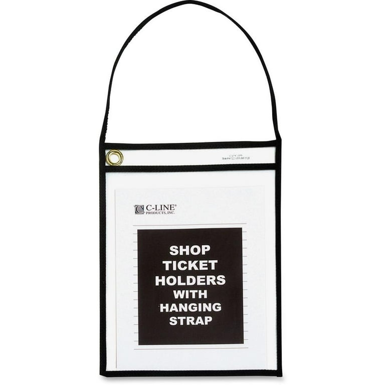 C-Line Products Inc C-Line Shop Ticket Holders With Hanging