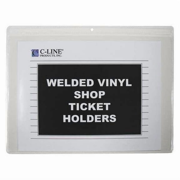 C-Line Products Shop Ticket Holders,Vinyl,12 x 9,PK50 80129