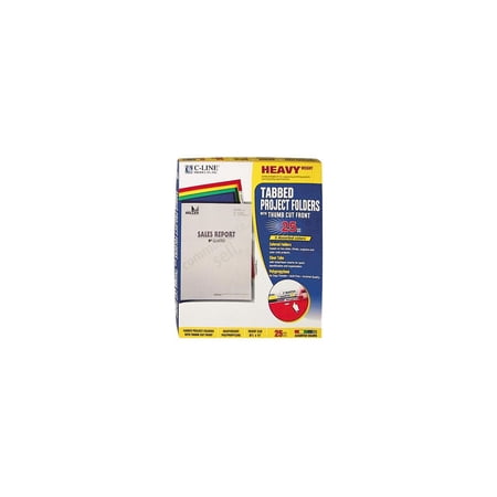 C-Line Project Folders, Jacket, Letter, Poly, Assorted Colors, 25/Box price history and forecast - C-Line 62130