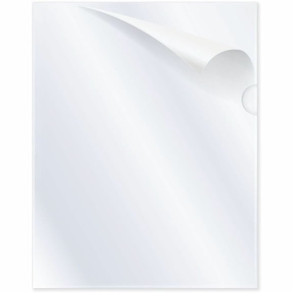 C-Line Project Folders, Jacket, Letter, Polypropylene, Clear, 25/Box