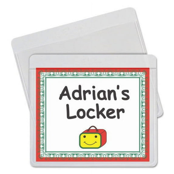 C-Line Self-Adhesive Labeling Pockets, Top Load, 3.75 x 3, Clear, 25/Pack, Each
