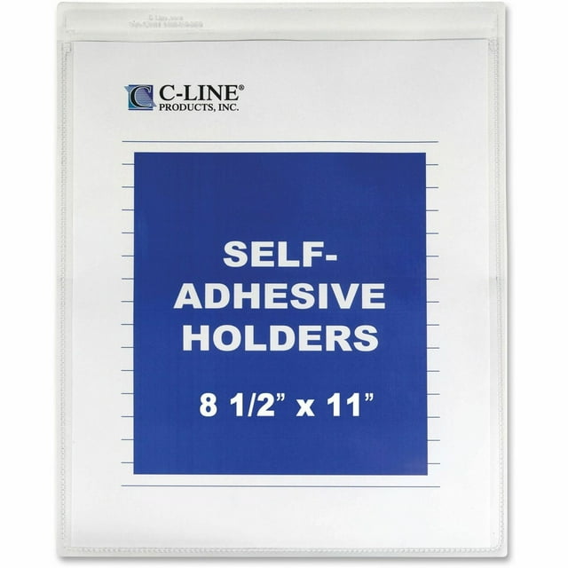 CLine SelfAdhesive Shop Ticket Holders, Heavy, 50", 9 x 12, 50/BX