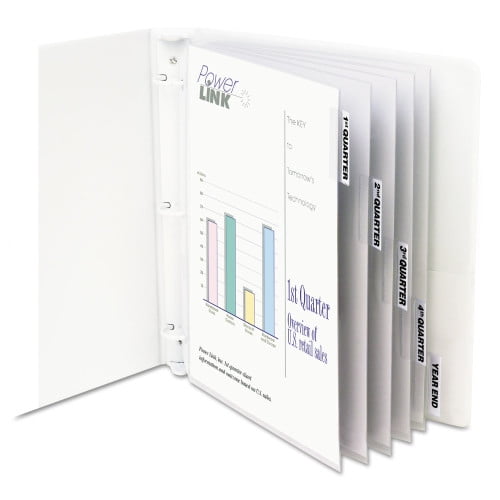 C-Line Sheet Protectors with Index Tabs, Heavy, Clear Tabs, 2", 11 x 8.5, 5/Set, Each