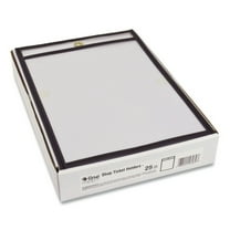 C-Line Shop Ticket Holders, Stitched, Both Sides Clear, 25", 5 x 8, 25/BX