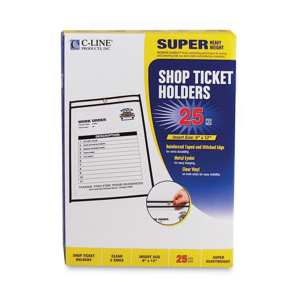 STORE SMART StoreSmart - Lotto Ticket Holder - 4x9 Plastic LT - Black  Onyx - 2 Pack