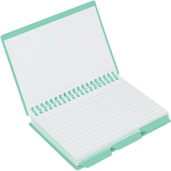 C-Line Spiral Bound Index Card Notebook with Index Tabs - Assorted Tropic Tones Colors, 1/EA, 48750 | Bundle of 2 Each