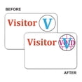 thumbnail image 1 of C-Line Time\xe2\x80\x99s Up! Self-Expiring Visitor Badges, One-Day Badge, 3 x 2, White, 100/Box, 1 of 4