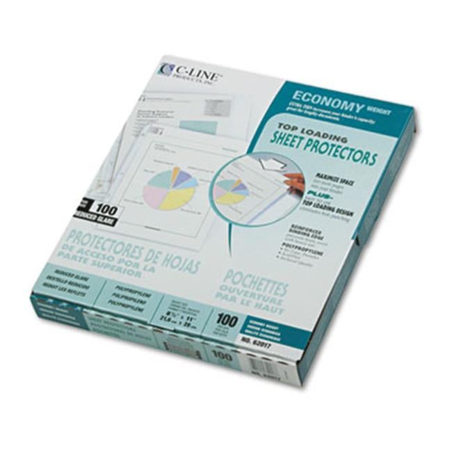 C-Line Top-Load Poly Sheet Protectors- Economy Gauge- Ltr- Reduced ...